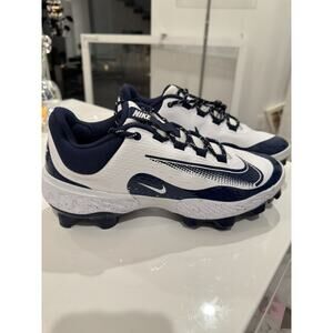 Nike Men's Sz 10 Alpha Huarache Elite 4 Low MCS Baseball Cleats Navy FD6255-107